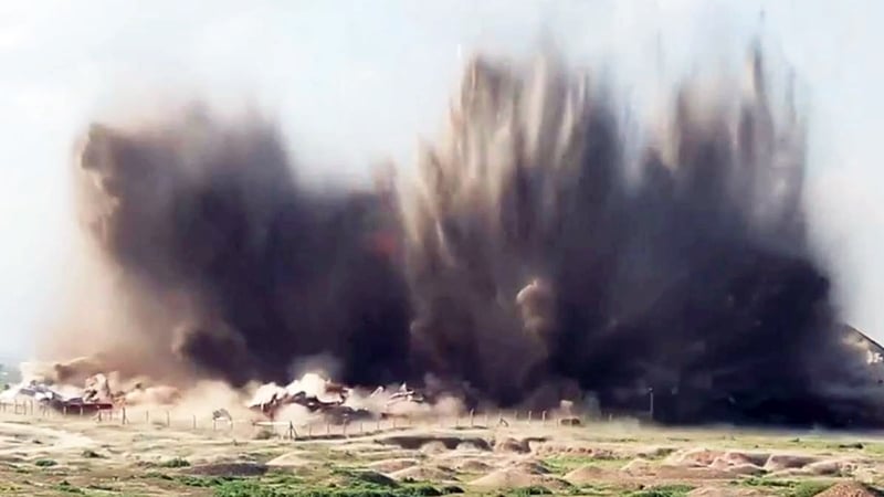 Nimrud was badly damaged as IS fighters swept across Iraq