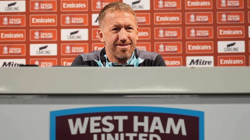 Graham Potter spoke to the media at London Stadium on Thursday morning