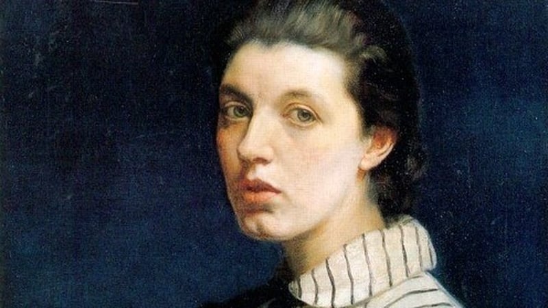 A 1889 self portrait by Sarah Cecilia Harrison. Image © Hugh Lane Gallery.