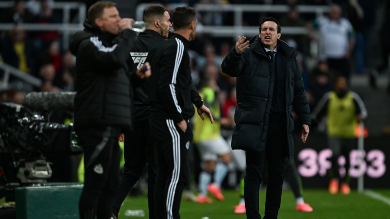 Tempers frayed in the encounter at St James' Park