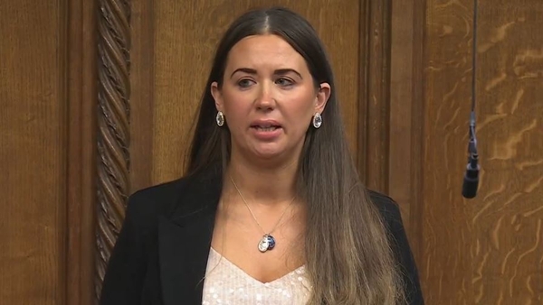 Sorcha Eastwood was visibly emotional as she spoke in the House of Commons
