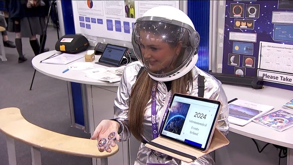 Look up to the stars at the BT Young Scientist & Technology Exhibition.
