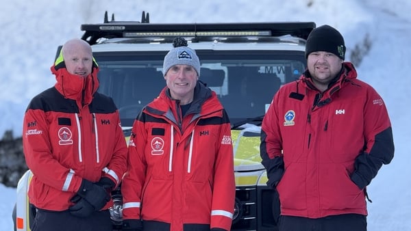 Dara O'Boyle, Brendan Lawlor and Seán Hogan are volunteers with Dublin & Wicklow Mountain Rescue