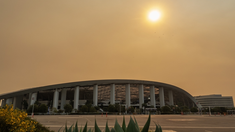 The Rams will not host the Vikings in SoFi Stadium due to the wildfires in Los Angeles
