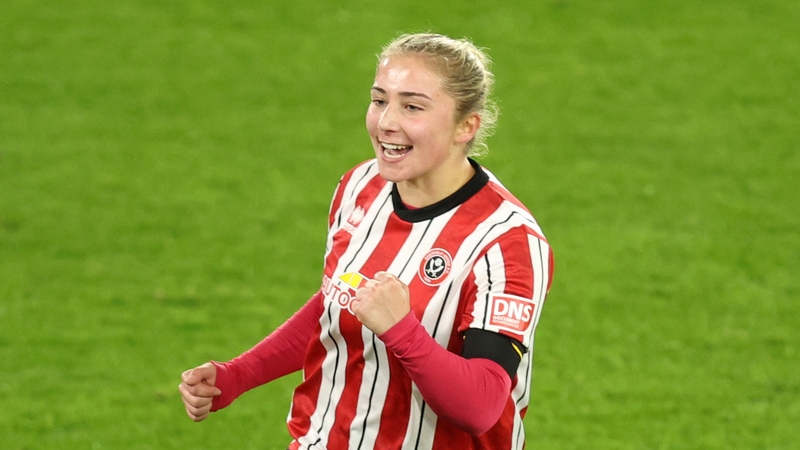 Ellen Molloy in action with Sheffield United last October