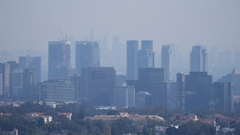 An air quality alert remained in effect until the evening as smoke continues to affect air in the city