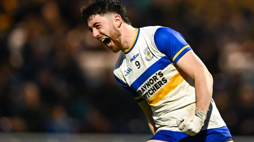 Joe Oguz celebrates his extra-time goal