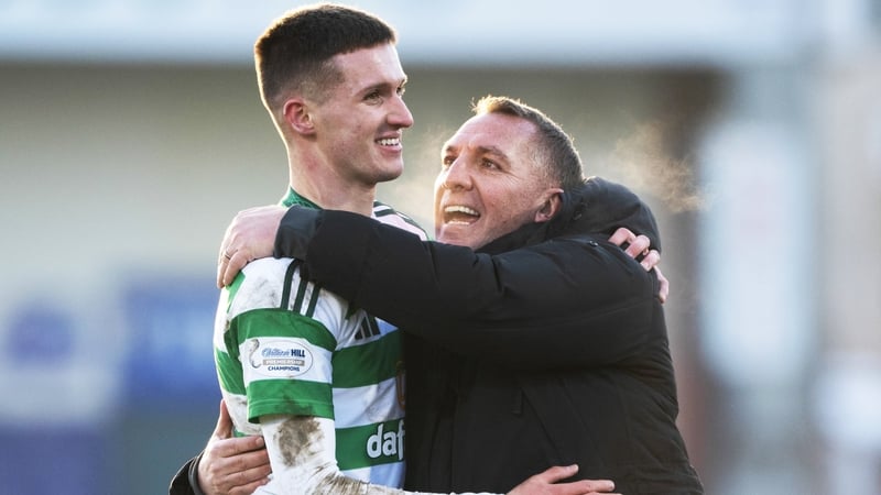 Johnny Kenny (L) with Brendan Rodgers