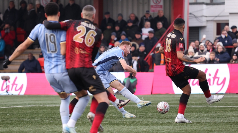 Dejan Kulusevski scores to make it 2-0 to Tottenham