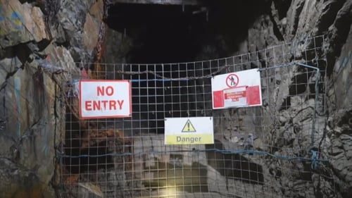 The entrance to the Dalradian mine facility near Omagh, Co Tyrone
