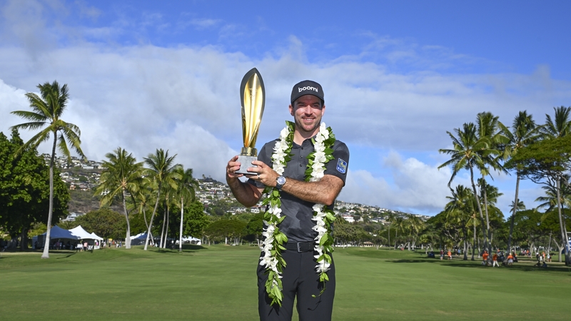 Nick Taylor secured his fifth PGA title with victory in the Sony Cup