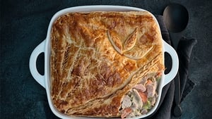 Lovely leftovers - Turkey & Ham Pie with Puff Pastry show image