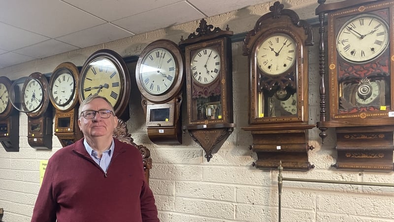 Auctioneer Rody Keighery sold a Georgian Irish grandfather clock made in Waterford by Thomas Cahill for €5200