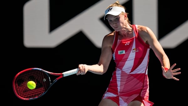 Kazakhstan's Elena Rybakina proved far too strong for her 16-year-old opponent Emerson Jones