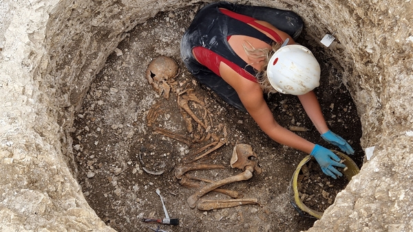 An excavation being carried out a site in Dorset (Pic: Bournemouth University)
