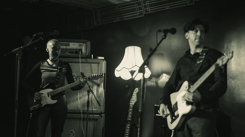 Driving Blue: "We aim for lots of energy, and want the listener to feel like they've walked into the back of a pub where a trad session has been laced with 60s blues rock players."