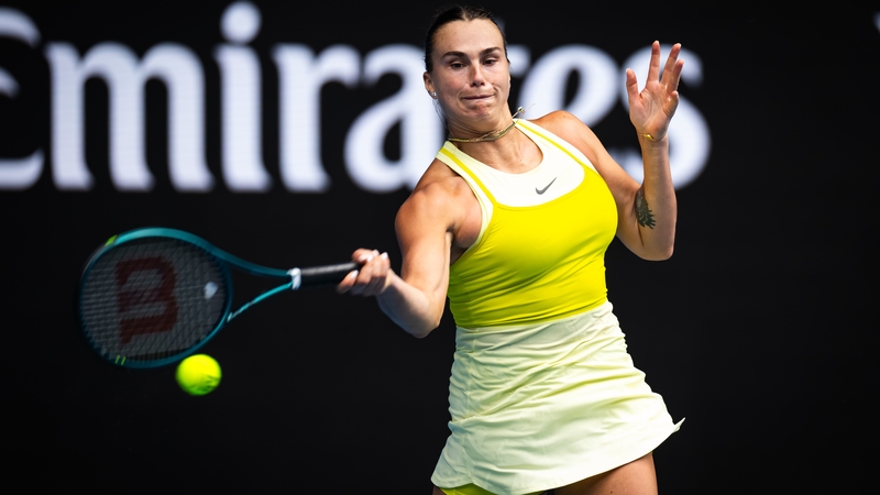 Aryna Sabalenka is through to the second round