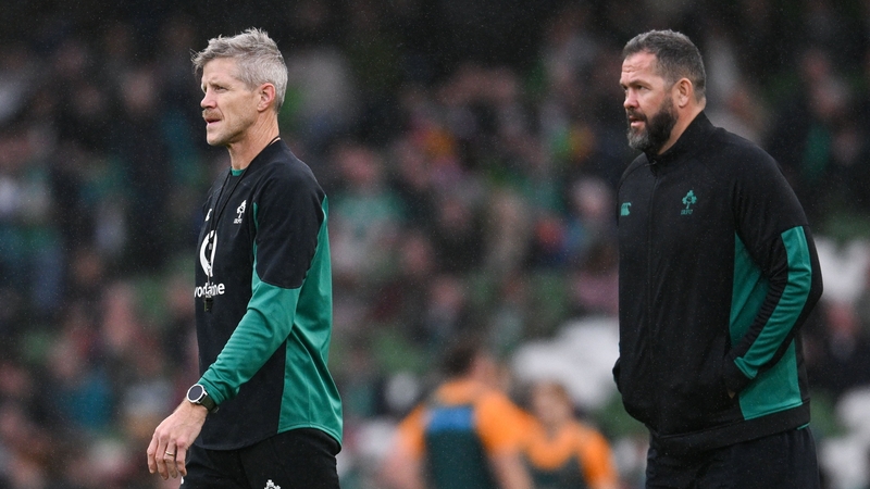 Simon Easterby (l) has taken the reigns from Andy Farrell