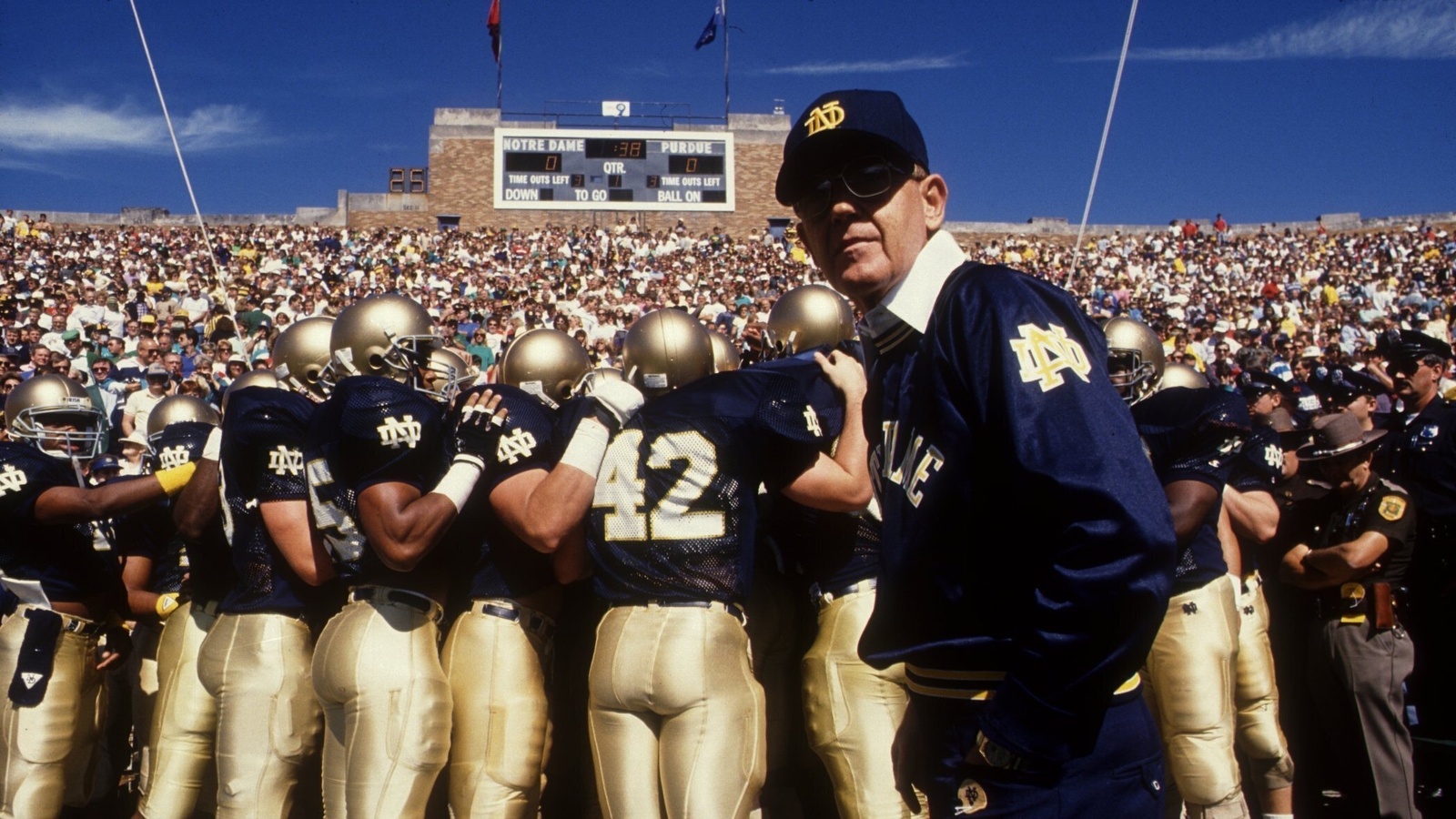Lou Holtz was the last Notre Dame coach to win a national title