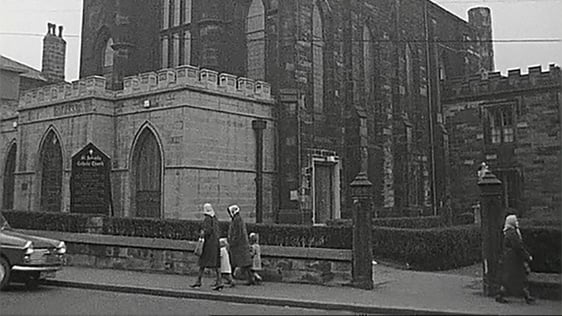 St Patrick's Church in Huddersfield, West Yorkshire, England in 1965.
