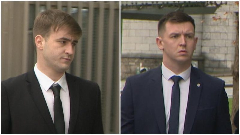 Calvin Dunne (L) and Sean Kavanagh each denied a charge of murder
