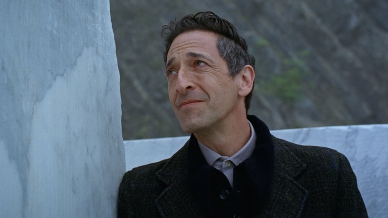 Adrien Brody in The Brutalist