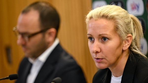 Carla Ward's first press conference as head coach was dominated with talk of Colin Healy's departure