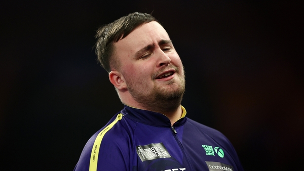 Luke Littler was breaking in a new set of arrows and allowed opponent to halve his lead