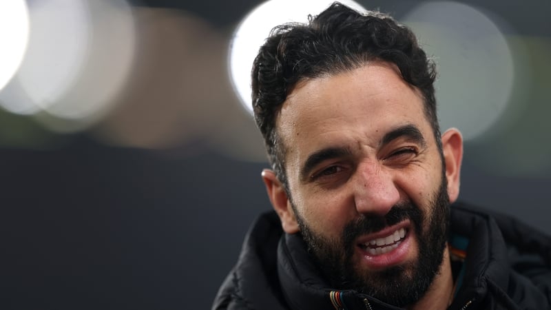 There was some grimacing from United manager Ruben Amorim in the first 45-minutes