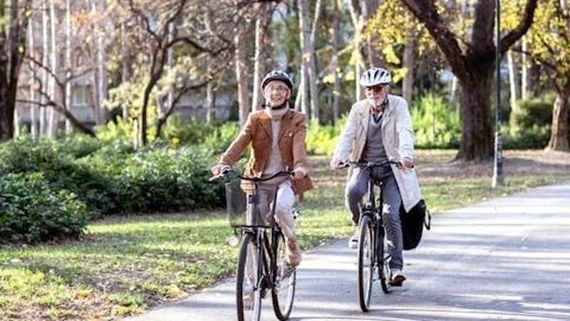 Moderate-to-vigorous exercise such as cycling was linked with better memory performance the next day. Photo: Zoran Pucarevic Shutterstock