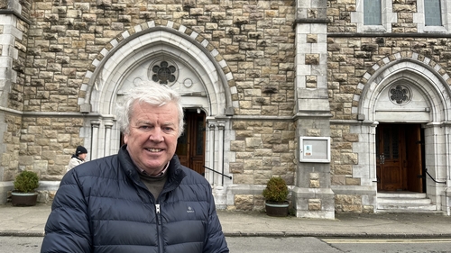 The Abbey House of Prayer Group chairman Patrick O'Gorman pictured outside the Friary Church in Clonmel