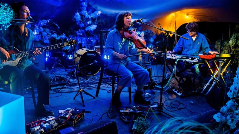 Ana Polindrome at the All Together Now festival. Photo credit: Celeste Burdon