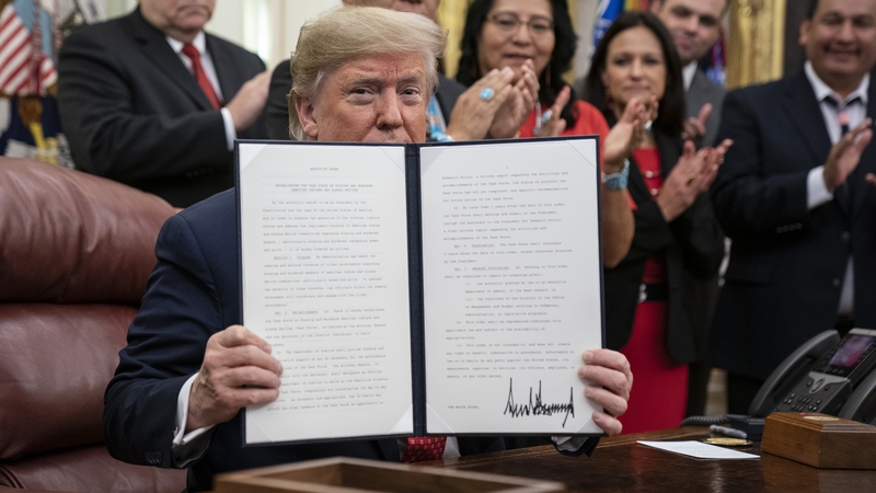 Donald Trump has said that he will issue a number of executive orders when sworn in as US president