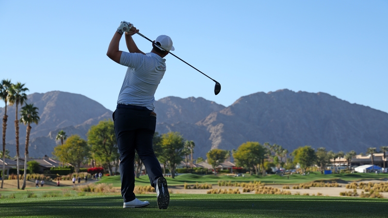 Filipino player Rico Hoey shot a 63 on Friday