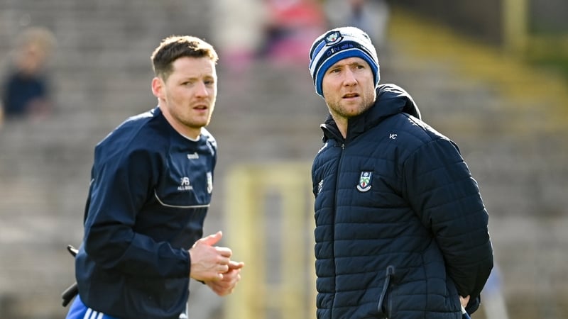 Vinny Corey (R) has paid tribute to Conor McManus after his Monaghan retirement