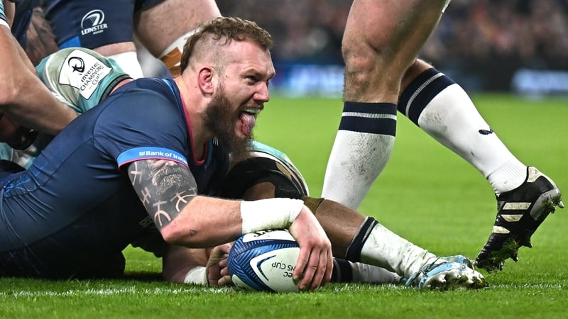 RG Snyman and his Leinster colleagues are remaining grounded after their big win over Harlequins