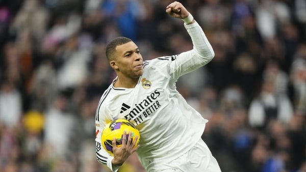 Kylian Mbappe has scored 18 for Real Madrid since his summer move from PSG