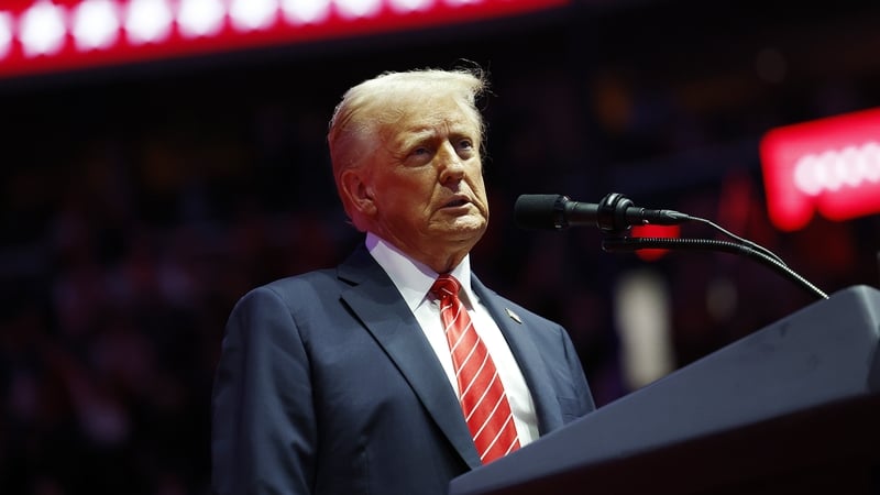 President-elect Donald Trump speaking in Washington yesterday