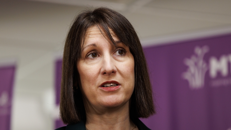 British finance minister Rachel Reeves