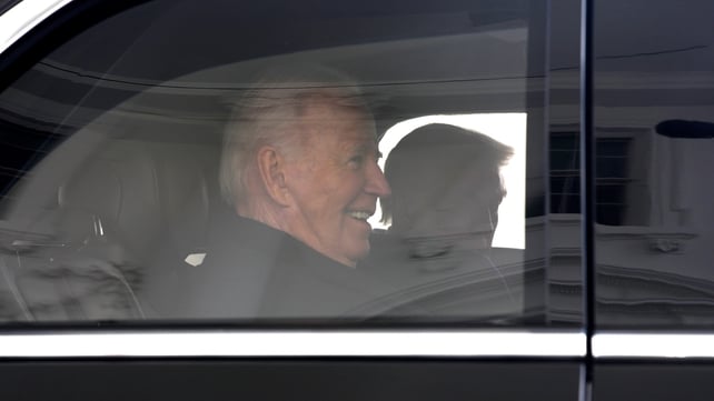 Around 50 minutes after arriving at the White House, Donald Trump departed with Joe Biden on a journey to the US Capitol. Mr Biden travelled with his successor in the final hours of his presidency on a trip that would see Mr Trump become next US president