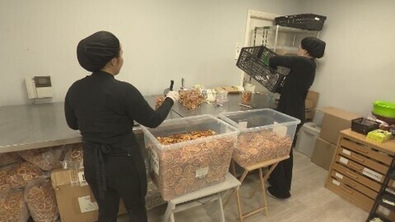 Workers at Drinks Botanticals Ireland.