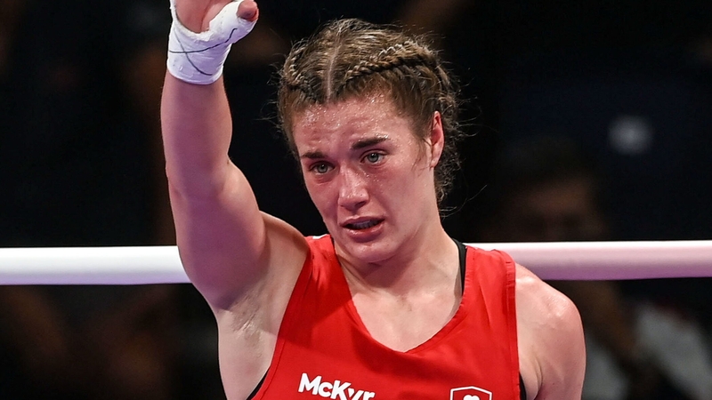 Gráinne Walsh after her loss to Anna Luca Hamori on her Olympics debut in Paris