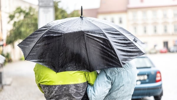 The Status Yellow rain warnings come into effect from 2pm on Friday