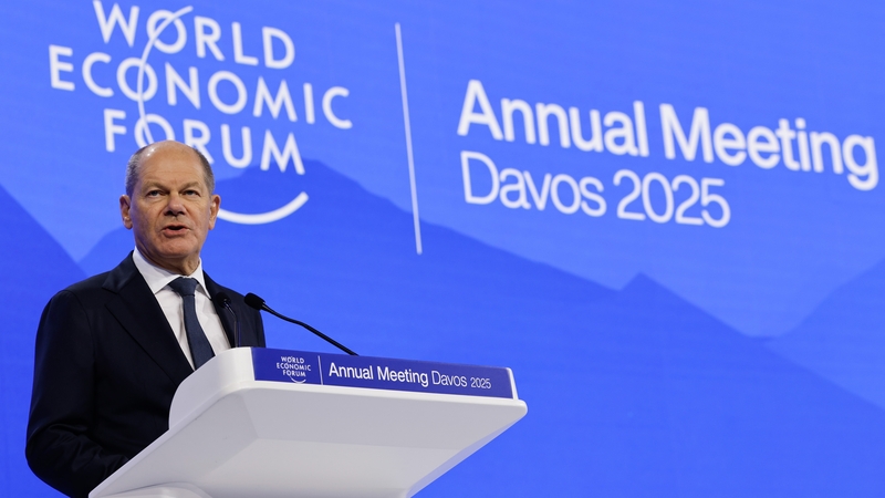 Speaking in Davos today, German Chancellor Olaf Scholz stressed the importance of 'cool heads' in the face of uncertainty