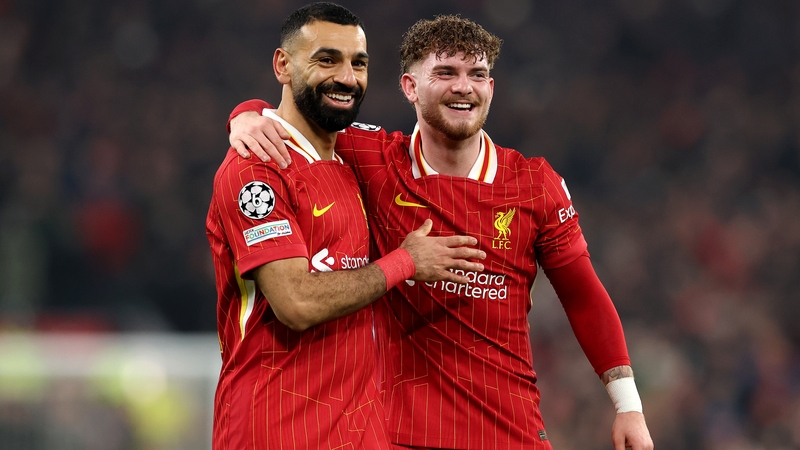 Mo Salah and Harvey Elliott were the Liverpool goalscorers against Lille