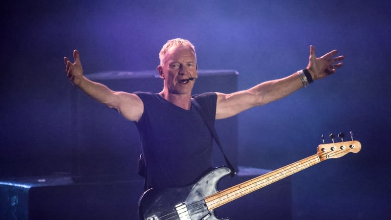 Singer Sting "steadily improving" after cancelling two of his gigs on doctor's advice