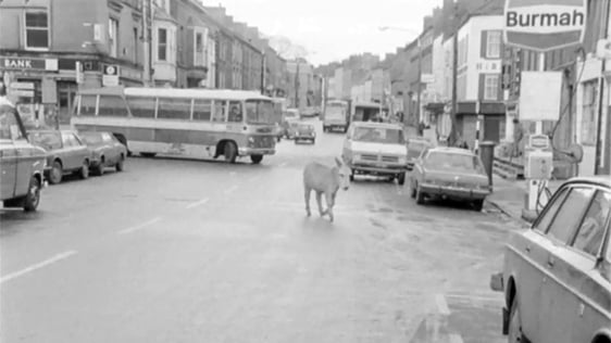 Pearse Street in Nenagh, County Tipperary, 1975.
