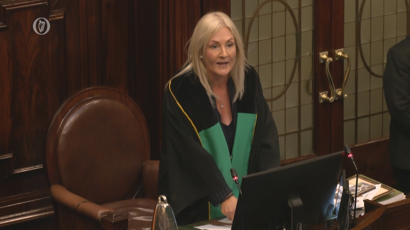 Chaotic scenes in the Dáil this morning in the row over speaking rights led Verona Murphy to suspend proceedings twice in a half an hour