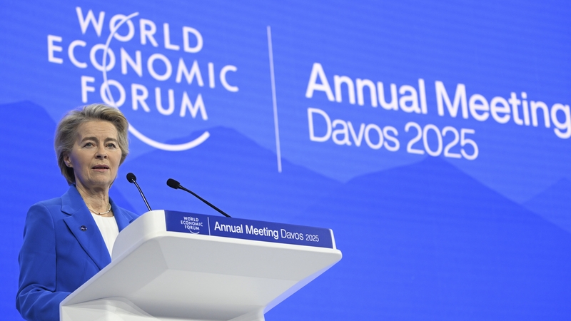 European Commission President Ursula von der Leyen addressed the WEF summit in Davos
