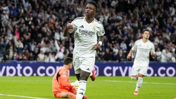 Vinicius Junior was to the fore for Madrid against RB Salzburg